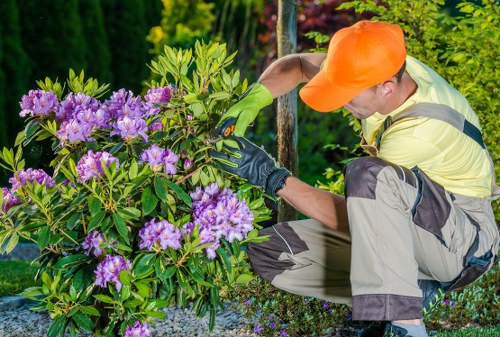 Secure payment icon for gardening services